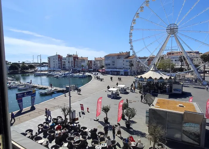 Apartman Cap D'agde F3 Belle Vue Port Avec Garage Piscine Climatisation Agde