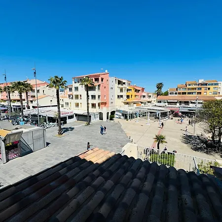 Cap D'agde F3 Belle Vue Port Avec Garage Piscine Climatisation Apartament Agde