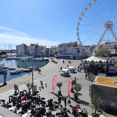 Apartament Cap D'agde F3 Belle Vue Port Avec Garage Piscine Climatisation Agde