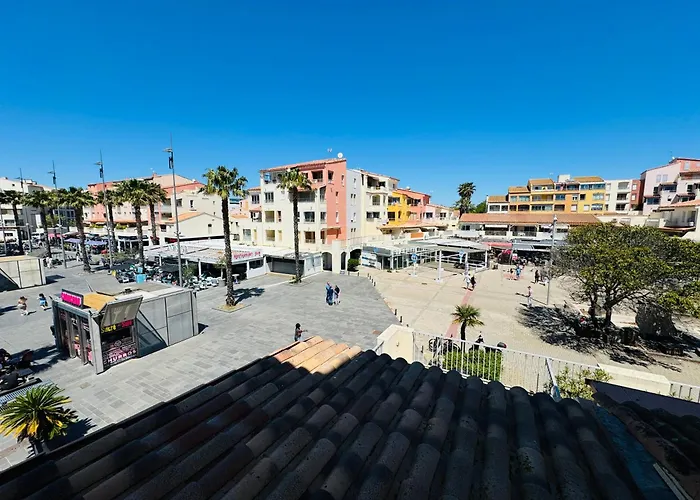 Cap D'agde F3 Belle Vue Port Avec Garage Piscine Climatisation Appartamento Agde