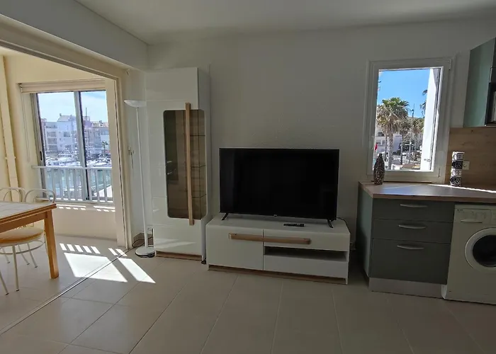 Appartamento Cap D'agde F3 Belle Vue Port Avec Garage Piscine Climatisation